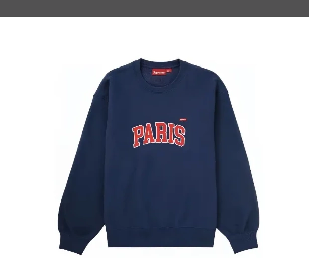 Shanghai Shanghai Shop 4-pin Crewneck Royal Paris Blue Los Hoodie Open 24SS Neck City Chicago Black 6-Thread Royal Blue Limited Round Angeles White Milan Pink 0713